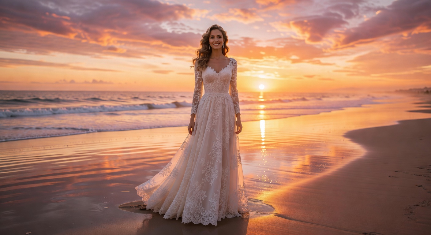 María, novia vintage